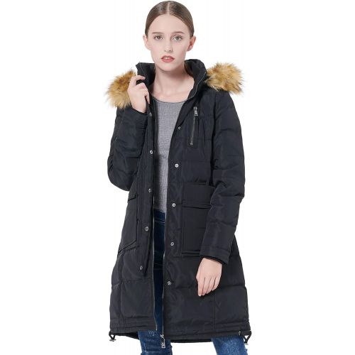  Orolay Womens Long Hooded Down Coat Thickened Jacket