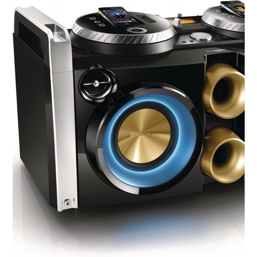 필립스 Philips FWP3200D Mini Hi-Fi System Mix like a DJ 30-pin dock 100 - 240V AC, 5060Hz for iPod, iPhone USB