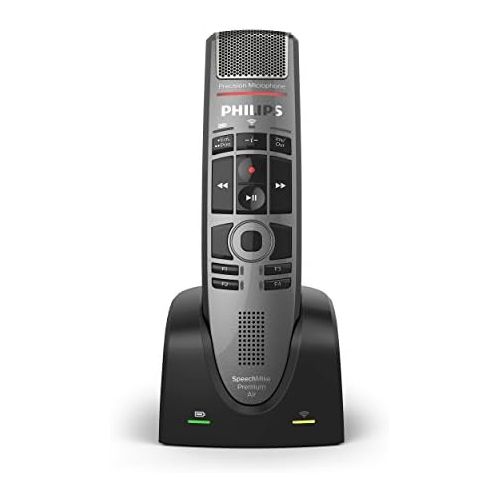  YBS Philips SpeechMike Premium Air Wireless Dictation Microphone with Push Button Design