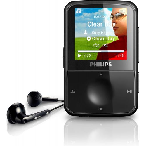 필립스 Philips GoGear Vibe 4 GB MP3 Video Player with 1.5-Inch Color Screen (Black)