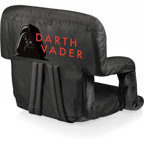  ONIVA - a Picnic Time brand LucasStar Wars Darth Vader Ventura Portable Reclining Stadium Seat, Black