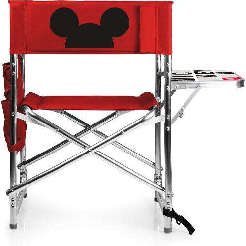  PICNIC TIME Disney Classics Mickey Mouse Portable Folding Sports Chair, Red