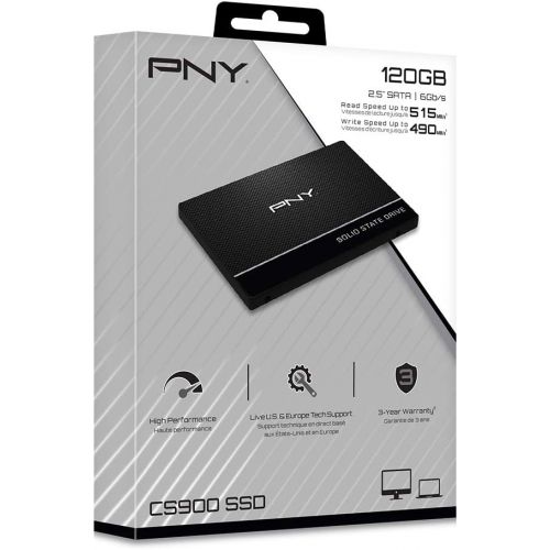  [아마존베스트]PNY CS900 120GB 2.5” Sata III Internal Solid State Drive (SSD) - (SSD7CS900-120-RB)