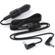 [아마존베스트]PWR+ Pwr+ Extra Long 11 Ft Car-Charger for Philips Portable DVD Player Dual-Screens Dc Adapter Auto Power Supply Cord (Dual)