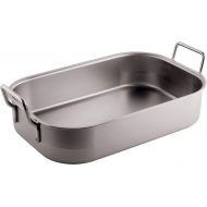 Paderno World Cuisine 19 58 Inch x 11 78 Inch Stainless Steel Roasting Pan