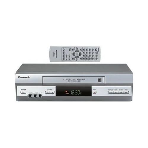 파나소닉 Panasonic PV-V4525S 4-Head VCR, Silver