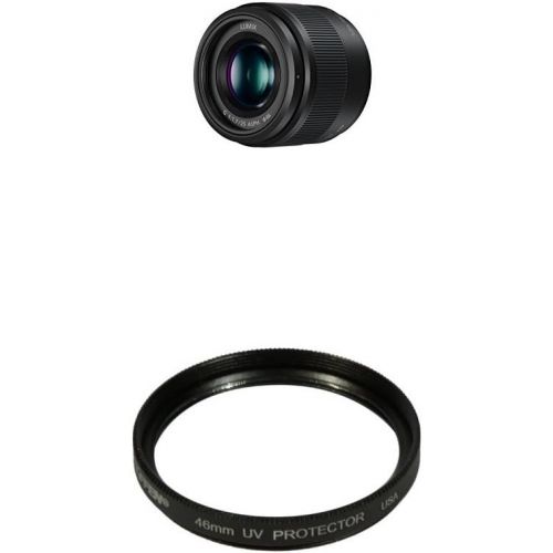 파나소닉 Panasonic Lumix G Lens with Tiffen 46mm UV Protection Filter