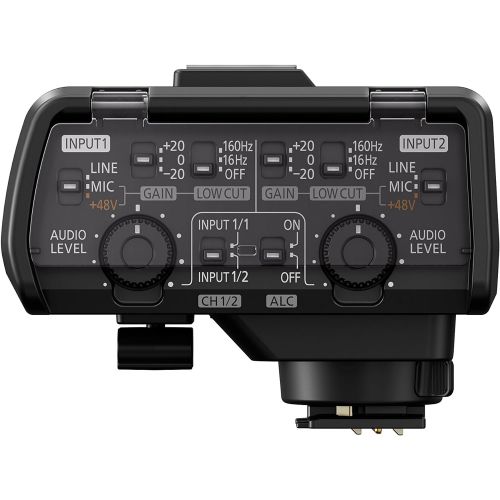 파나소닉 Panasonic Professional Microphone Adaptor, 2 XLR Terminals, Black (DMW-XLR1)
