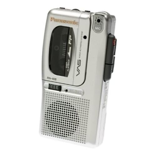 파나소닉 Panasonic RN4053 Micro Cassette Recorder with Voice Activation System and Tape Counter