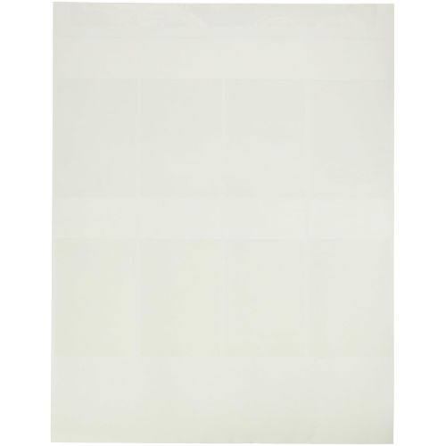  Panduit S100X075YAJ LaserInkjet Self-Laminated Label, Polyester, Clear White (2,500-Pack)