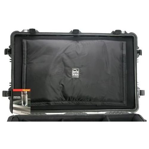  Pelican PC-1650DK Recessed Wheeled Watertight Case with Portabrace Long Life Divider Kit for Camera