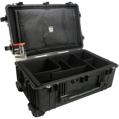  Pelican PC-1650DK Recessed Wheeled Watertight Case with Portabrace Long Life Divider Kit for Camera