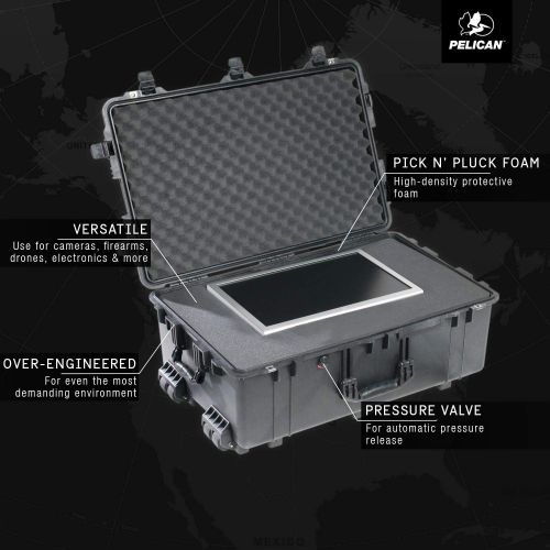  Pelican 1650 Case With Foam (Black)