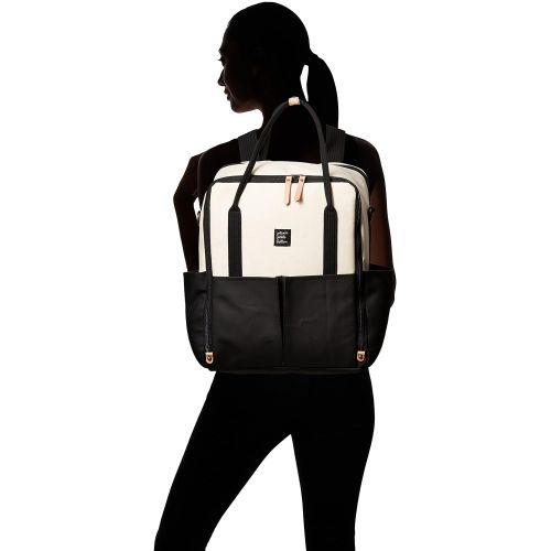  Visit the Petunia Pickle Bottom Store Petunia Pickle Bottom Inter Mix Backpack, Birch/Black