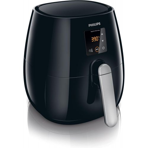 필립스 Philips Digital Airfryer, The Original Airfryer, Fry Healthy with 75% Less Fat, Black HD923026