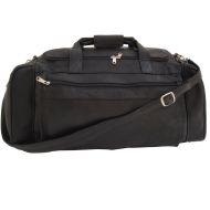 Visit the Piel Leather Store Piel Leather Large Duffel Bag, Saddle, One Size