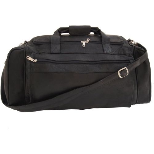  Visit the Piel Leather Store Piel Leather Large Duffel Bag, Saddle, One Size