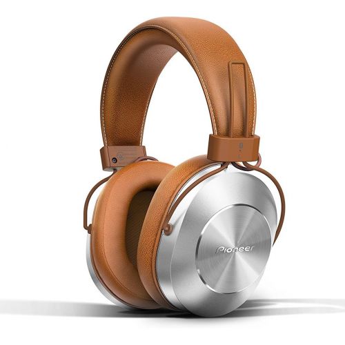 파이오니아 Pioneer Bluetooth and High-Resolution Over Ear Wireless Headphone, Silver (SE-MS7BT-S)