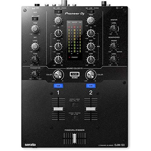 파이오니아 Pioneer DJ DJM-S3 2 Channel Mixer for Serato DJ