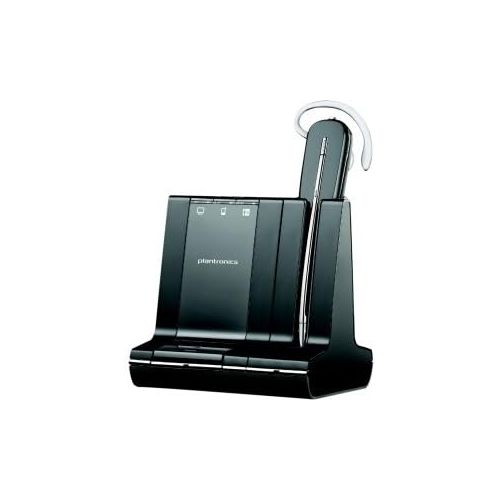  Plantronics Savi W745-M Microsoft Lync Wireless Headset (wSpare Battery)