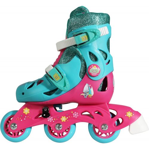  PlayWheels Trolls Convertible 2-in-1 Skates, Junior Size 6-9