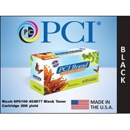 Premium Compatibles PCI Brand 402877-PC Replacement Toner Cartridge for Ricoh Printers, Black
