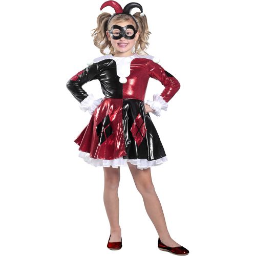  Visit the Princess Paradise Store Princess Paradise Girls Dc Harley Quinn Premium Child Dress