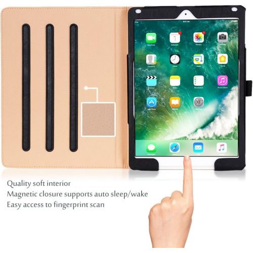  [아마존베스트]ProCase iPad 9.7 Case 2018/2017 iPad Case - Stand Folio Cover Case for Apple iPad 9.7 Inch, Also Fit iPad Air 2/ iPad Air -Black