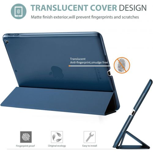  [아마존베스트]ProCase iPad 9.7 Case 2018 iPad 6th Generation Case/ 2017 iPad 5th Generation Case - Ultra Slim Lightweight Stand Case with Translucent Frosted Back Smart Cover for Apple iPad 9.7