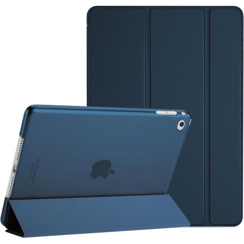  [아마존베스트]ProCase Smart Case for iPad Air 2 (2014 Release), Ultra Slim Lightweight Stand Protective Case Shell with Translucent Frosted Back Cover for Apple iPad Air 2 (A1566 A1567) -Navy