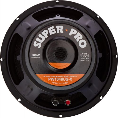  [아마존베스트]Pyramid PW1048USX 10-Inch 500 Watt High Performance 8 Ohm Subwoofer