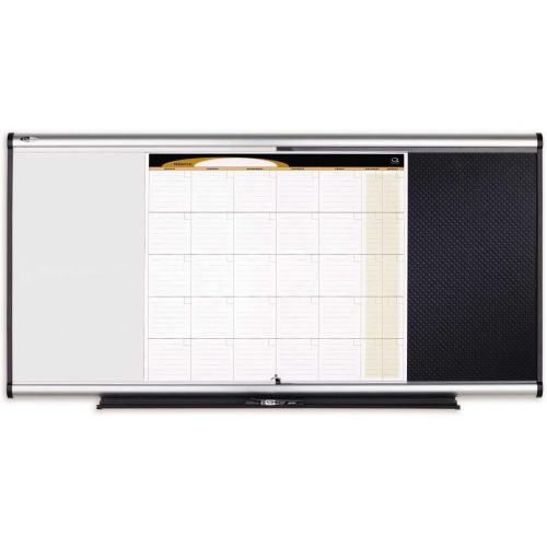 Quartet Prestige 3-In-1 Combination Board, 4 x 2 Feet, Aluminum Frame (CBD544A)
