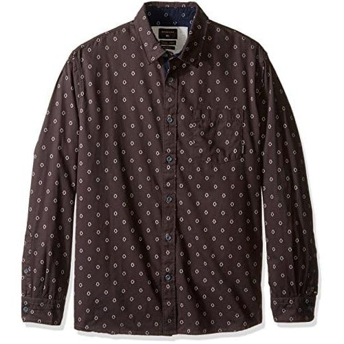 퀵실버 Visit the Quiksilver Store Quiksilver Mens Everyday Mini Motif Long Sleeve Shirt