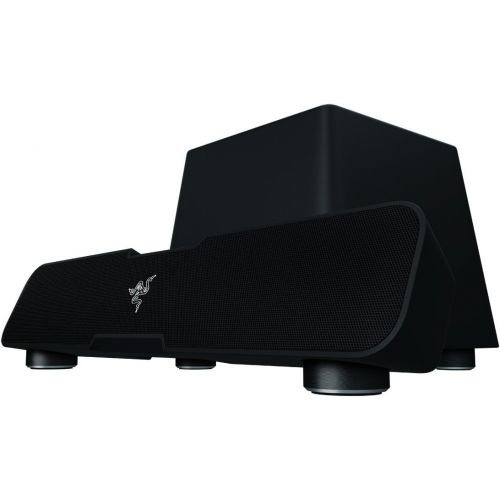 레이저 Razer RAZER LEVIATHAN: Dolby 5.1 Suround Sound - Bluetooth aptX Technology - Dedicated Powerful Subwoofer for Deep Immersive Bass - PC Gaming and Music Sound Bar