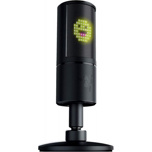 레이저 Razer Seiren Elite: Single Dynamic Capsule - Built-In High-Pass Filter - DigitalAnalog Limiter - Professional Grade Streaming Microphone