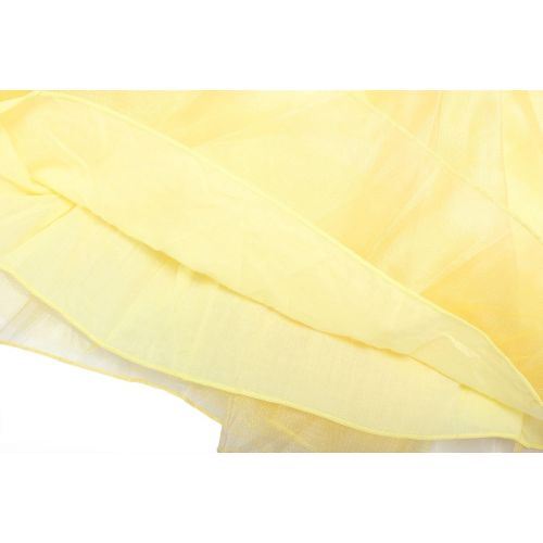  Visit the ReliBeauty Store ReliBeauty Little Girls Princess Costume Dress up RB-G9169, 4, Yellow