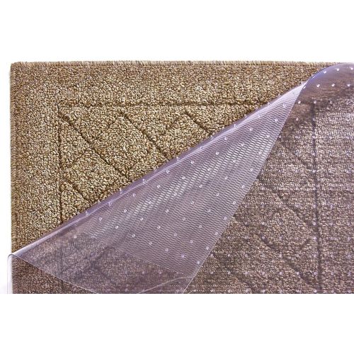  Visit the Resilia Store Resilia Premium Heavy Duty Floor Runner/Protector for Carpet Floors  Non-Skid, Clear, Plastic Vinyl, Clear Prism, 27 Inches x 25 Feet
