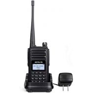 Retevis RT80 DMR Two Way Radio UHF400-480MHz Digital Ham Radio Compatible Moto TRBO (Black,1 ack) and Programming Cable