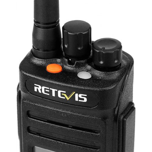  Retevis RT83 2 Way Radio DMR IP67 Waterproof 10W 2800mAh 2 Time Slot Digital Ham Radio(Black, 1Pack) and Programming Cable