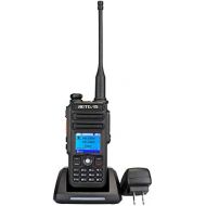 Retevis RT82 Dual Band DMR Digital 2 Way Radio 5W 136-174MHZ400-480MHZ 3000 Channels 10000 Contacts List Waterproof GPS Ham Amateur Radio with Record Function and Programming Cabl