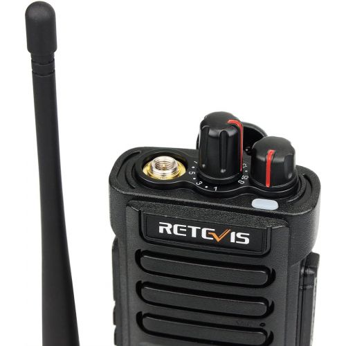  Retevis RT29 Walkie Talkies Long Range 10W 3200mAh UHF VOX Encryption 2 Way Radio Walkie Talkies (Black, 6 Pack)