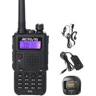 Retevis RT5 (Second Generation) Dual Band security Walkie Talkies 136-174400-520MHz 128 Channel VOX DTMF FM Radio 1750Hz Two Way Radio (1 Pack,Black)