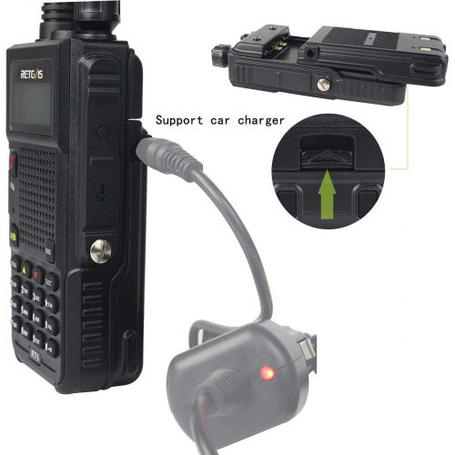  Retevis RT5 (Second Generation) Dual Band security Walkie Talkies 136-174400-520MHz 128 Channel VOX DTMF FM Radio 1750Hz Two Way Radio (1 Pack,Black)