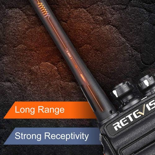  Retevis H-777S Walkie Talkies FRS Frequency Security License-Free 2 Way Radios(6 Pack) with Six Way Gang Charger
