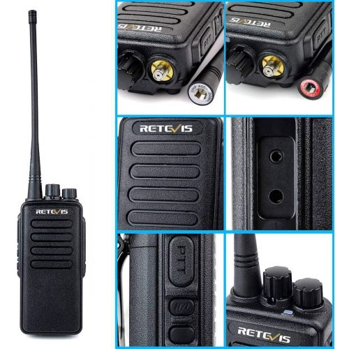  Retevis RT1 10W UHF Two-Way Radio 400-520 MHz 16CH Scan VOX Scrambler 1750Hz tone Ham Amateur (1 Pack)