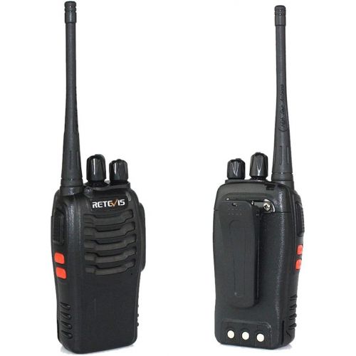  Retevis H-777 Two Way Radio UHF Scan Easy Operate 2 Way Radio 16CH Flashlight Walkie Talkies(4 Pack)