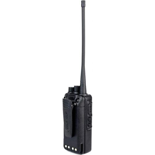  Retevis RT1 10W Two Way Radio UHF 16CH VOX 3000mAh Handheld Transceiver and 2 Pin PTT Covert Acoustic Earpiece (5 Pack)