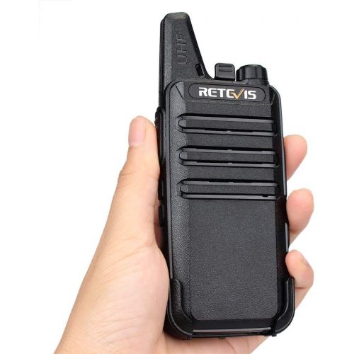  Retevis RT22 Two Way Radios License-Free Rechargeable Walkie Talkies 16 Ch Vox Channel Lock Emergency Alarm 2 Way Radio(10 Pack) and Programming Cable