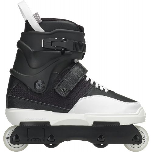 롤러블레이드 Rollerblade NJ Team Unisex Adult Street Inline Skate, Black and White, High Performance Inline Skates