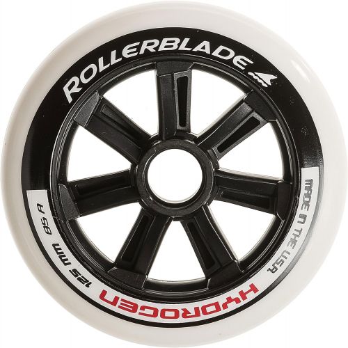 롤러블레이드 Rollerblade Hydrogen 125mm 85A Wheels. 6 Pack, White, One Size